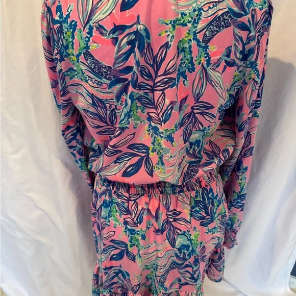 Lilly Pulitzer Cristiana Stretch Mini Dress Just a Lil Jelly Pink Size 12. - Picture 5 of 7